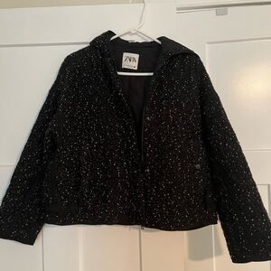 Zara women’s hooded coat, XS, very good used condition